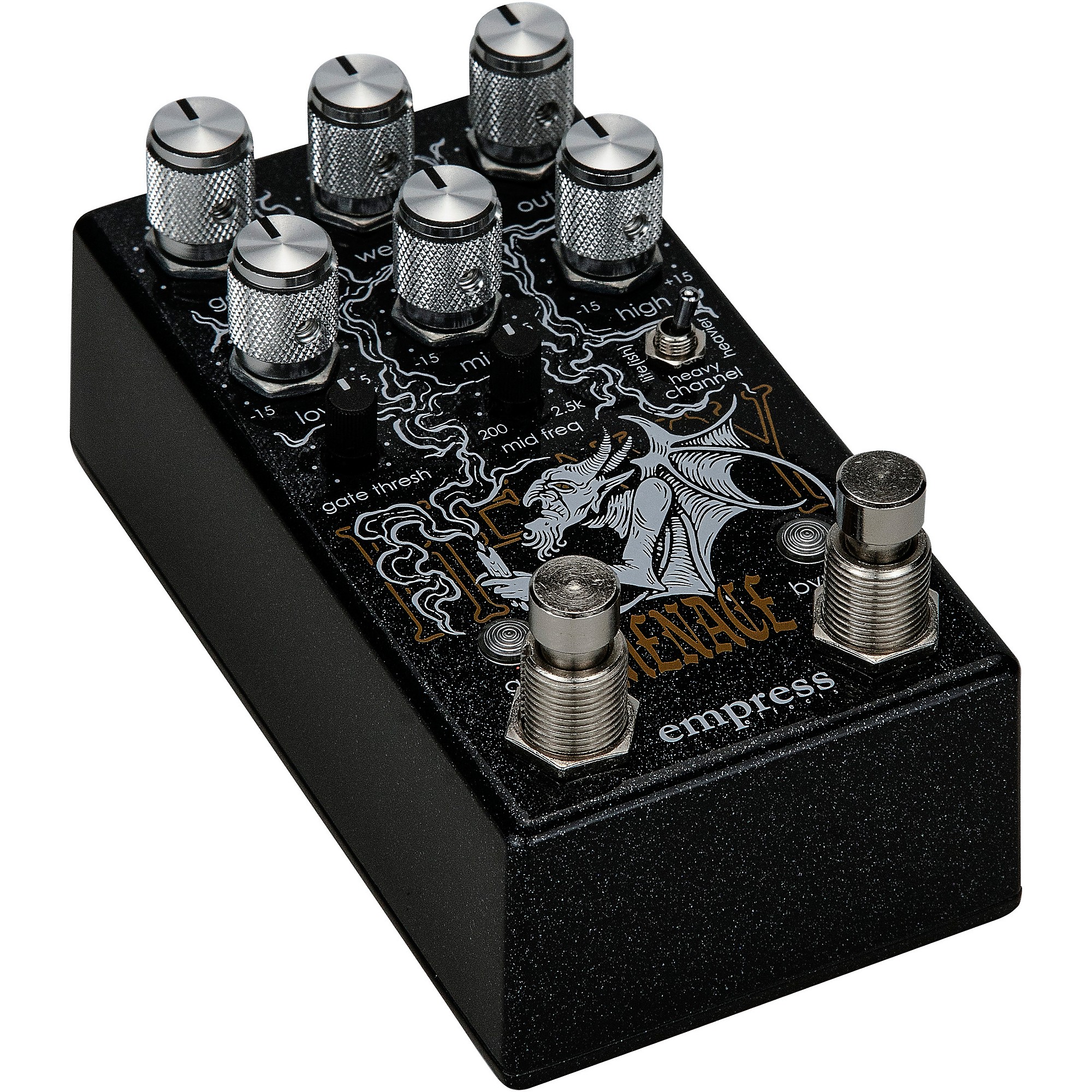 Empress Effects Heavy Menace Distortion Effects Pedal Black