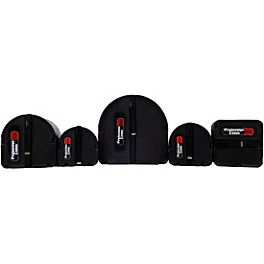 Gator 5-piece Molded Classic Series Drum Case Set Black