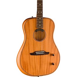 Fender Highway Dreadnought All-Mahogany Acoustic-Electric Guitar Natural