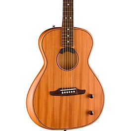 Fender Highway Parlor All-Mahogany Acoustic-Electric Guitar Natural