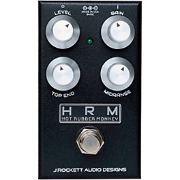 J.Rockett Audio Designs Hot Rubber Monkey V2 Overdrive Effects Pedal Black