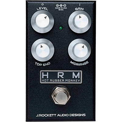 J.Rockett Audio Designs Hot Rubber Monkey V2 Overdrive Effects Pedal Black for sale