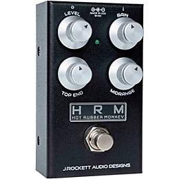 J.Rockett Audio Designs Hot Rubber Monkey V2 Overdrive Effects Pedal Black
