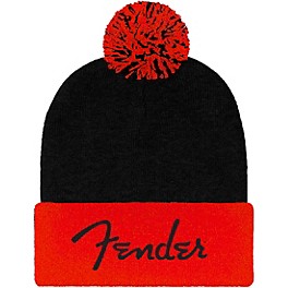 Fender Red Pom Beanie