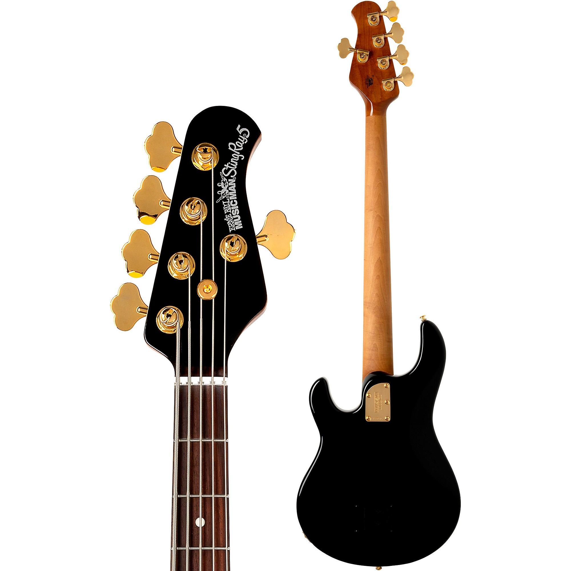 Platinum Ernie Ball Music Man Black | Guitar Center