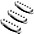 920d Custom Texas Grit Strat Pickup Set White 920d Custom Texas Grit Strat Pickup Set White