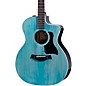 Taylor 214ce DLX Limited-Edition Grand Auditorium Acoustic-Electric Guitar Transparent Blue thumbnail