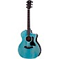 Taylor 214ce DLX Limited-Edition Grand Auditorium Acoustic-Electric Guitar Transparent Blue