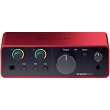 Focusrite Scarlett Solo USB-C Audio Interface Gen 4