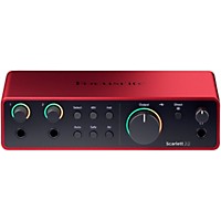 Focusrite Scarlett 2i2 USB-C Audio Interface (Gen 4)