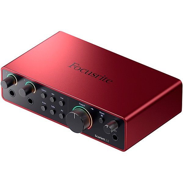 Open Box Focusrite Scarlett 2i2 USB-C Audio Interface (Gen 4) Level 1