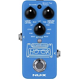 NUX HOOK Drum and Loop Mini Effects Pedal Blue