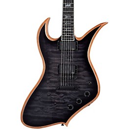 Open Box Wylde Audio Thoraxe Electric Guitar Level 1 Transparent Black Burst