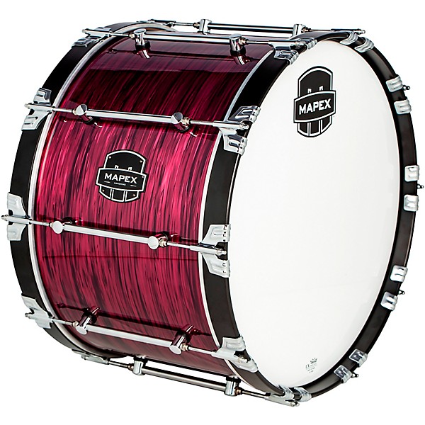 Mapex Quantum Mark II Drums on Demand Series Burgundy Ripple Bass Drum 26 in.