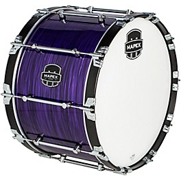 Mapex Quantum Mark II Drums on Demand Series P... Mapex Quantum Mark II Drums on Demand Series Purple Ripple Bass Drum 14 in.