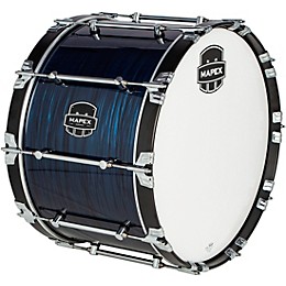 Mapex Quantum Mark II Drums on Demand Series Navy Ripple Bass Drum 24 in.