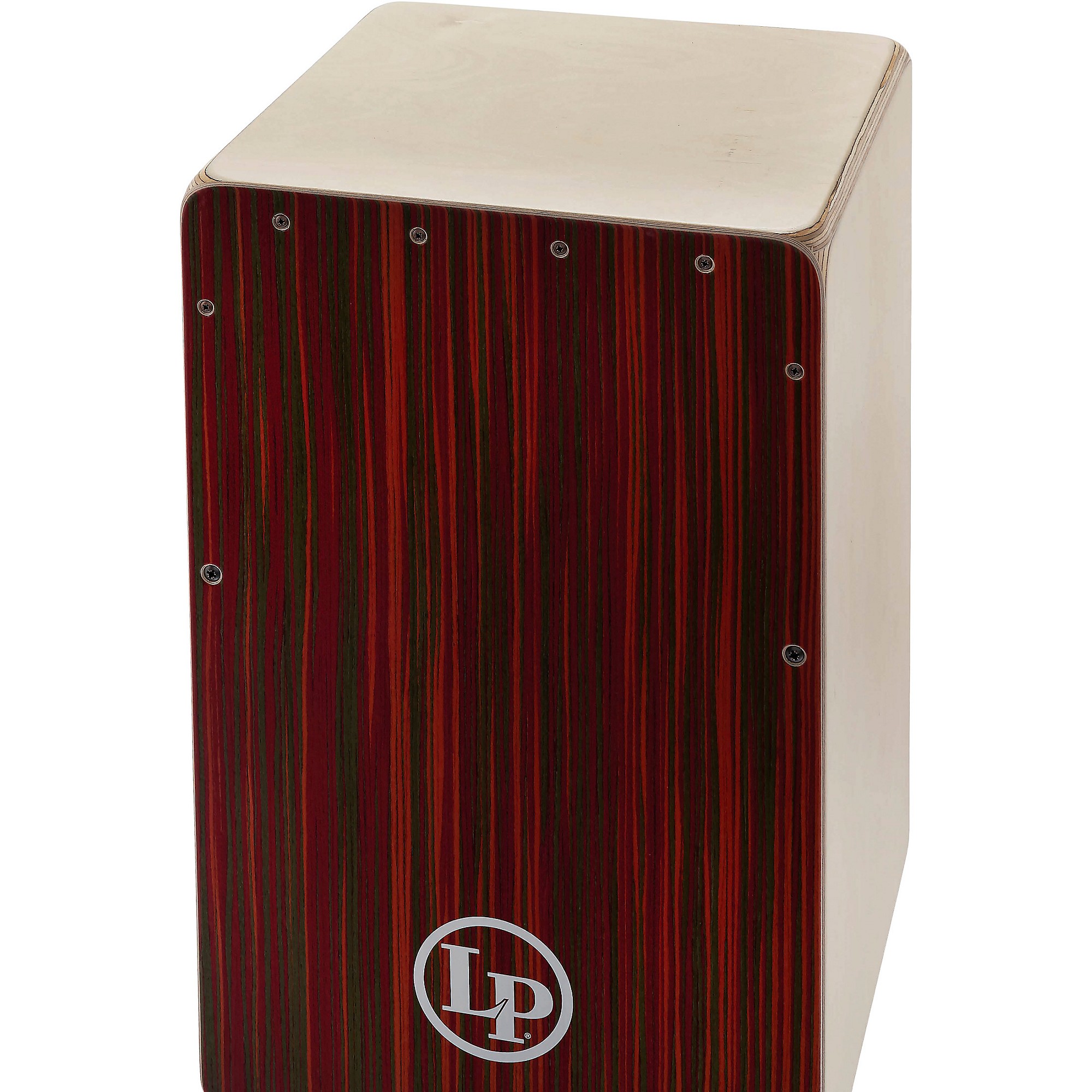 LP Red Blur Soundboard Woodshop Cajon | Guitar Center