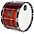 Mapex Quantum Mark II Drums on Demand Series Red ... Mapex Quantum Mark II Drums on Demand Series Red Ripple Bass Drum 24 in.