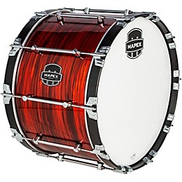 Mapex Quantum Mark II Drums on Demand Series Red Ripple Bass Drum 32 in.