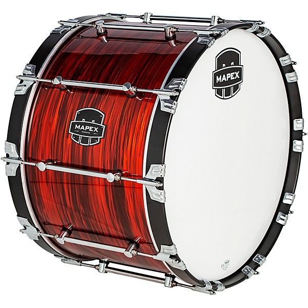Mapex Quantum Mark II Drums on Demand Series Red Ripple Bass Drum 14 in.,New Products : American Fashion Style Bags On Sale