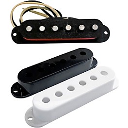 Habanero Pickups by Grover Jackson Se... Habanero Pickups by Grover Jackson Serrano Single Coil Pickup Black and White Middle