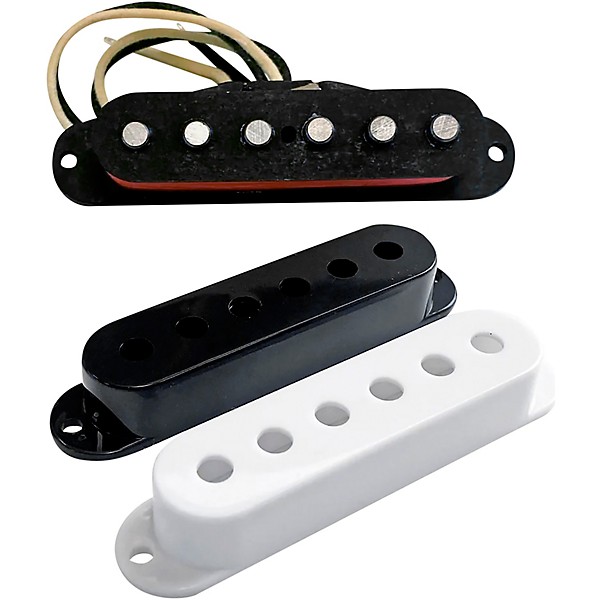 Habanero Pickups by Grover Jackson Serrano Single Coil Pickup Black and White Bridge