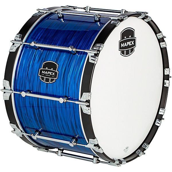 Mapex Quantum Mark II Drums on Demand Series Blue Ripple Bass Drum 18 in.