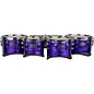 Mapex Quantum Mark II Drums on Demand Series Classic Cut Tenor Large Marching Quint 6, 10 ,12, 13, 14 in. Purple Ripple thumbnail