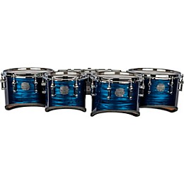 Mapex Quantum Mark II Drums on Demand Series Classic Cut Tenor Large Marching Quint 6, 10 ,12, 13, 14 in. Navy Ripple