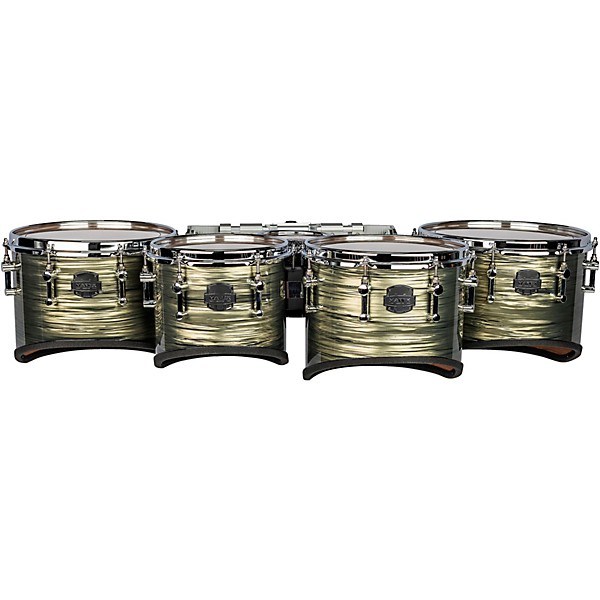 Mapex Quantum Mark II Drums on Demand Series Classic Cut Tenor Large Marching Quint 6, 10 ,12, 13, 14 in. Natural Shale