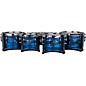 Mapex Quantum Mark II Drums on Demand Series Classic Cut Tenor Large Marching Quint 6, 10 ,12, 13, 14 in. Blue Ripple thumbnail