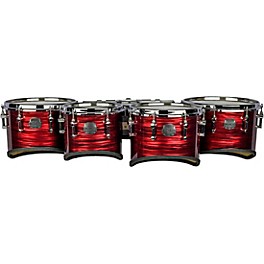 Mapex... Mapex Quantum Mark II Drums on Demand Series Classic Cut Tenor Large Marching Quint 6, 10 ,12, 13, 14 in. Red Ripple