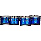 Mapex Quantum Mark II Drums on Demand Series Classic Cut Tenor Large Marching Sextet 6, 8, 10, 12, 13, 14 in. Blue Ripple thumbnail