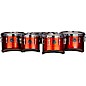 Mapex Quantum Mark II Drums on Demand Series Classic Cut Tenor Large Marching Sextet 6, 8, 10, 12, 13, 14 in. Red Ripple thumbnail