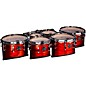 Mapex Quantum Mark II Drums on Demand Series Classic Cut Tenor Large Marching Sextet 6, 8, 10, 12, 13, 14 in. Red Ripple