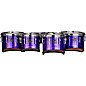 Mapex Quantum Mark II Drums on Demand Series Classic Cut Tenor Large Marching Sextet 6, 8, 10, 12, 13, 14 in. Purple Ripple thumbnail