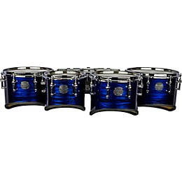 Mapex Quantum Mark II Drums on Demand Series California Cut Tenor Small Marching Quint 6, 8, 10, 12, 13 in. Blue Ripple