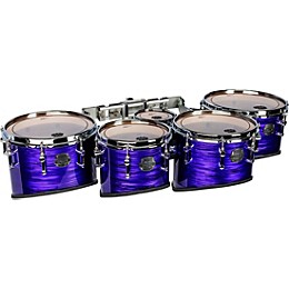 Mapex Quantum Mark II Drums on Demand Series California Cut Tenor Small Marching Quint 6, 8, 10, 12, 13 in. Purple Ripple