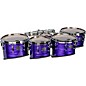 Mapex Quantum Mark II Drums on Demand Series California Cut Tenor Large Marching Quint 6, 10 ,12, 13, 14 in. Purple Ripple