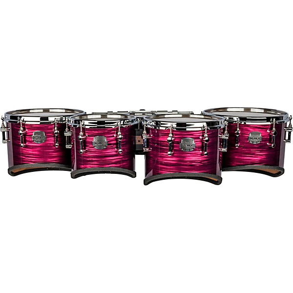 Mapex Quantum Mark II Drums on Demand Series California Cut Tenor Large Marching Quint 6, 10 ,12, 13, 14 in. Burgundy Ripple