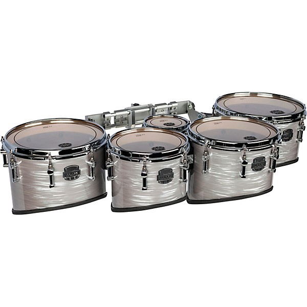 Mapex Quantum Mark II Drums on Demand Series California Cut Tenor Large Marching Quint 6, 10 ,12, 13, 14 in. Platinum Shale