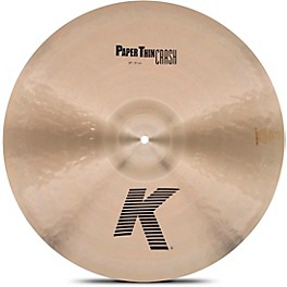 Zildjian K Paper Thin Crash Cymbal 20 in. Zildjian K Paper Thin Crash Cymbal 20 in.