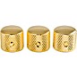 920d Custom Metal Knurled Dome Top Strat Knob - Pack of 3 Gold thumbnail