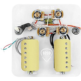 920d Custom Combo Kit for SG With Smoothie Humbuckers and SG-V Wiring Harness Gold