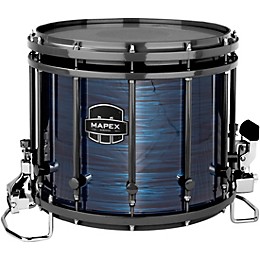 Mapex Quantum Classic Drums on Demand Series 14" Black Marching Snare Drum 14 x 12 in. Navy Ripple