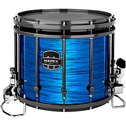 Mapex Quantum Classic Drums on Demand Series 14" Black Marching Snare Drum 14 x 12 in. Blue Ripple