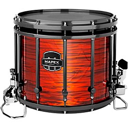 Mapex Quantum Classic Drums on Demand Series 14" Black Marching Snare Drum 14 x 12 in. Red Ripple