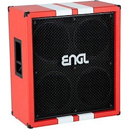 ENGL E412XXL 40th Anniversary Limited-Edition 4x12 Guitar Speaker Cabinet Red/White Stripes