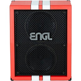 ENGL E212VB 40th Anniversary Limited-Edition 2x12 Guitar Speaker Cabinet Red/White Stripes