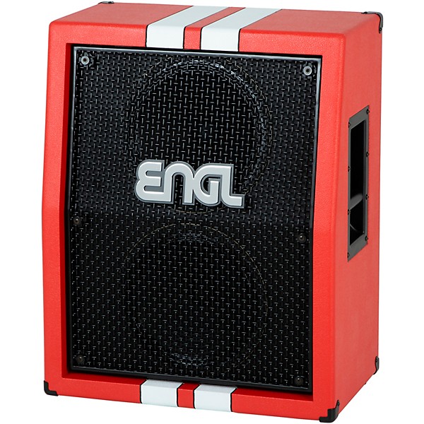 ENGL E212VB 40th Anniversary Limited-Edition 2x12 Guitar Speaker Cabinet Red/White Stripes